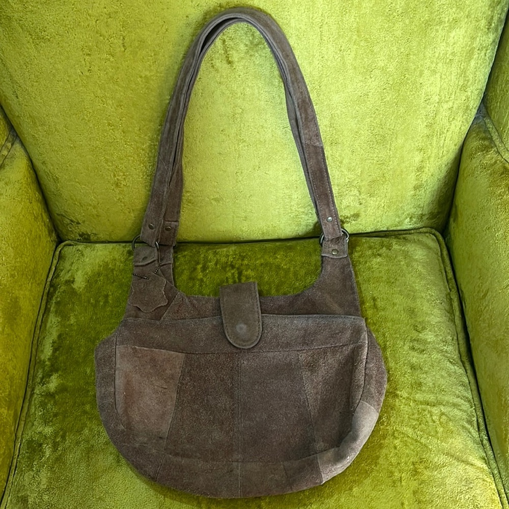 Brown Suede Purse